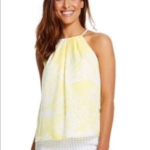 Lilly Pulitzer for Target Yellow Halter Top